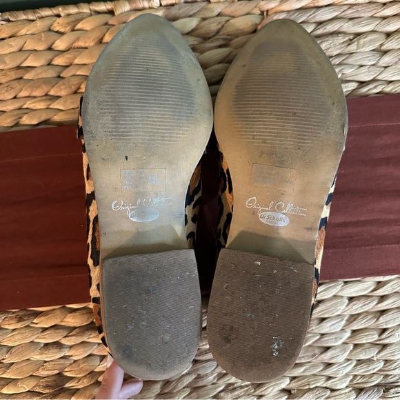 DR. SCHOLL’S FAXON REAL FUR DYED COW-HAIR LEOPARD LOAFER - Picture 5 of 5